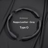 Segmented Napa Steering Wheel Cover, Non-Slip, Dirt-Resistant, Easy to Clean, Car Interior Accessory, Steering Wheel Protector