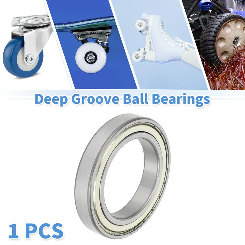 Motoforti 6017ZZ Deep Groove Ball Bearings P6 85x130x22mm Lubricated Bearings Double Metal Seal Scooter Skateboard Wheel