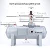 Andatong 9921 Pneumatic Booster Valve with 10L Air Tank