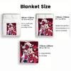 Anime Flannel thin Blanket for Bedrooms,Living Rooms,Sofas Blankets,Offices,Lunch Breaks,Picnics,blanket,blankets fluffy
