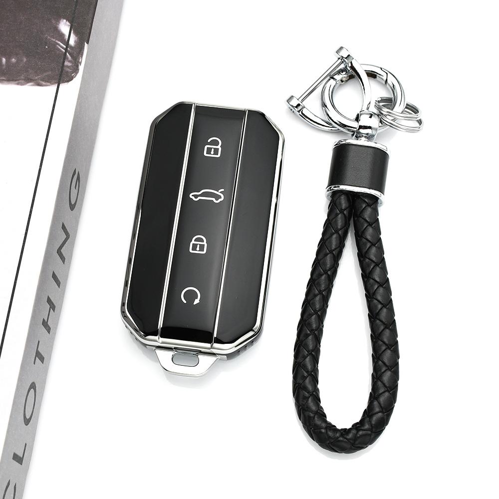 Автомобильный брелок Аксессуары Чехол для ключа автомобиля Для Chery Jaecoo J7 7 J5 5 ТПУ Защитная крышка Корпус Держатель для пульта ДУ
