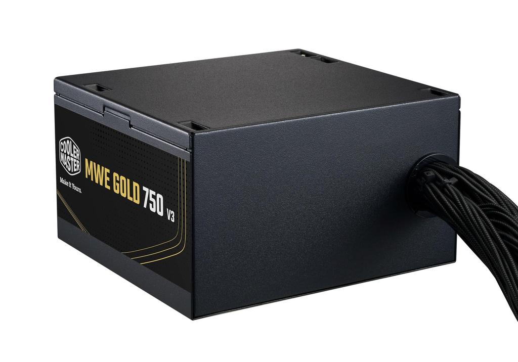 Cooler Master MWE Gold 750 V3 ATX PC Power Supply Unit 750W PS1563 3.1 Non-Modular MPE-7506-ACAG-BJP