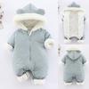 Winter Baby Jumpsuit: Thick Warm Cotton Romper for Boys and Girls