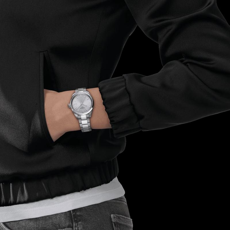 Tissot Коллекция PR100 Кварцевый механизм Водонепроницаемость 100 м Женские часы 34 мм Синий циферблат T150.210.11.351.00