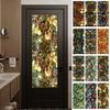 Пленка для конфиденциальности окон Статические витражные наклейки Съемная ПВХ декоративная оконная пленка