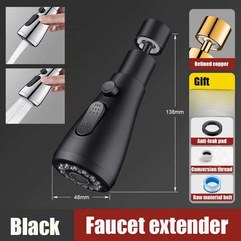 Универсальный 720° кухонный кран-удлинитель аэратор фильтр для брызг кухонный кран для раковины насадка-баблер для мойки водопроводный кран-баблер
