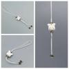 Ceramic Phone Keychain Hanging Rope Phone Charm Strap Delicate Bunny Pendant  Women Girls