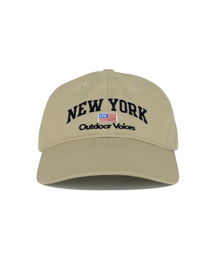 Кепка Ausdoeoboiseu Arch Ny из хлопка (бежевый)