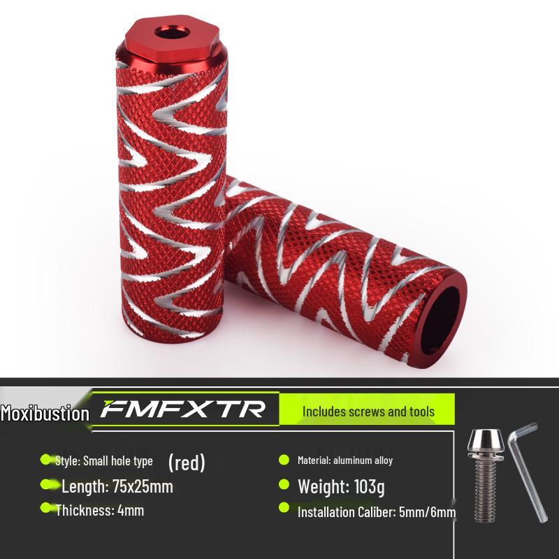 Universal Bicycle Rear Footpegs & Seat Pedals with Rocket Launcher Design