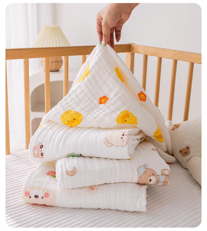 Baby Soft Pure Cotton Quick-Dry Bath Towel for Newborns and Children