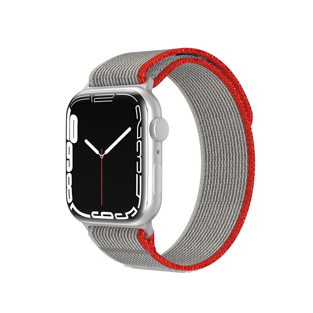 Совместим с Apple Watch Ultra 8, нейлоновая петля Trail подходит для iWatch 42 мм, 44 мм, 45 мм, 49 мм, сменный ремешок для спортивных часов, лента на липучке, запястье