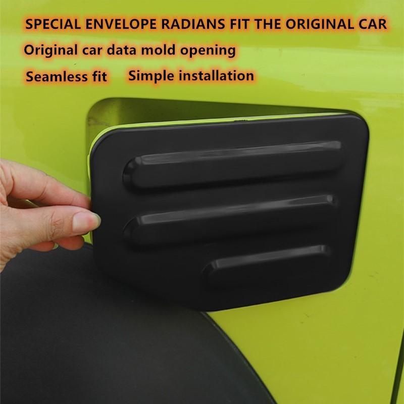 Car exterior fuel tank cap fuel tank door decorative cover is suitable for 2019+ Suzuki Jimny JB64/JB74 three-door models