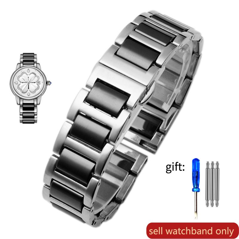 Высококачественный керамический ремешок для часов Rossini Guess Ebo Watch King Браслет из нержавеющей стали 16 18 мм