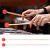 2Pcs Drum Mallet Hammer Musical Instrument Accessories for Xylophone   Timpani   Snare DrumsRed