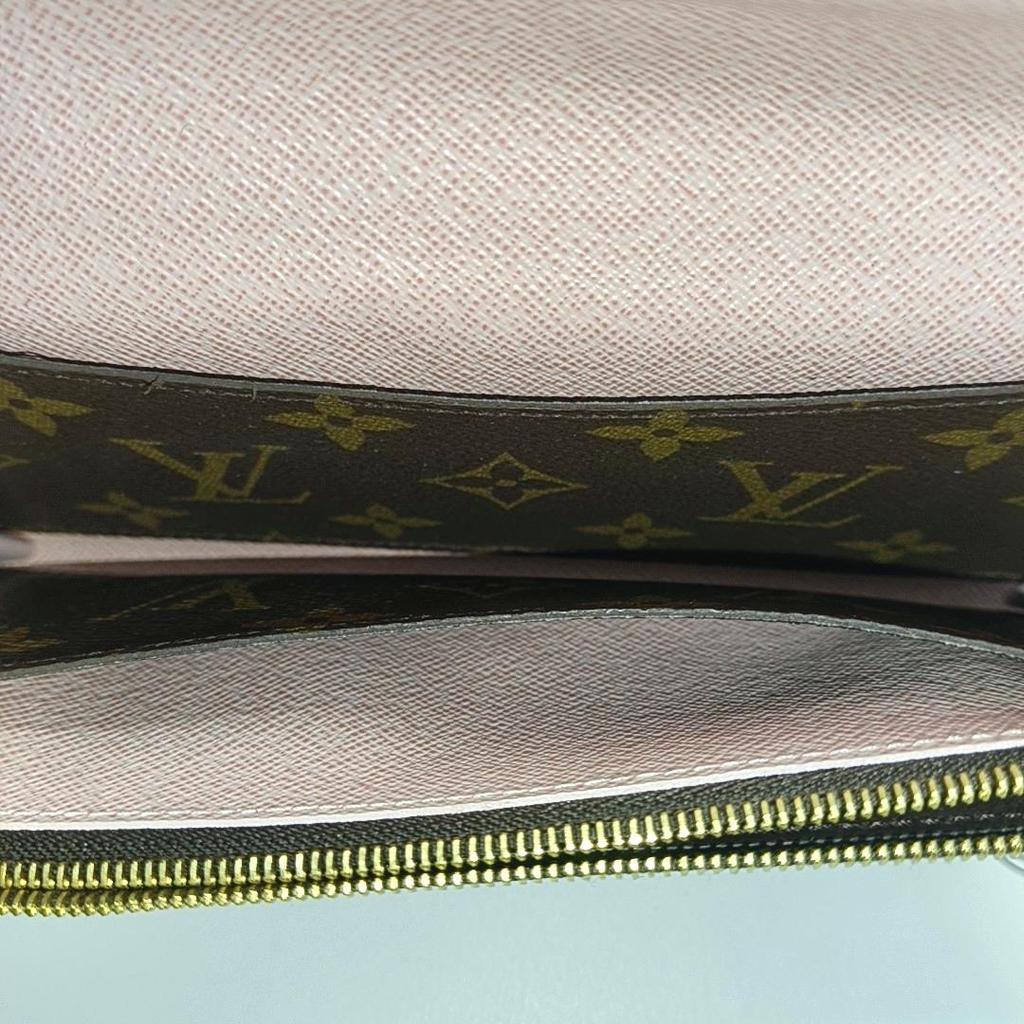 [Pre-Owned] Louis Vuitton Emilie Wallet 'Brown Monogram Canvas' - Very Good #1N0EITJ