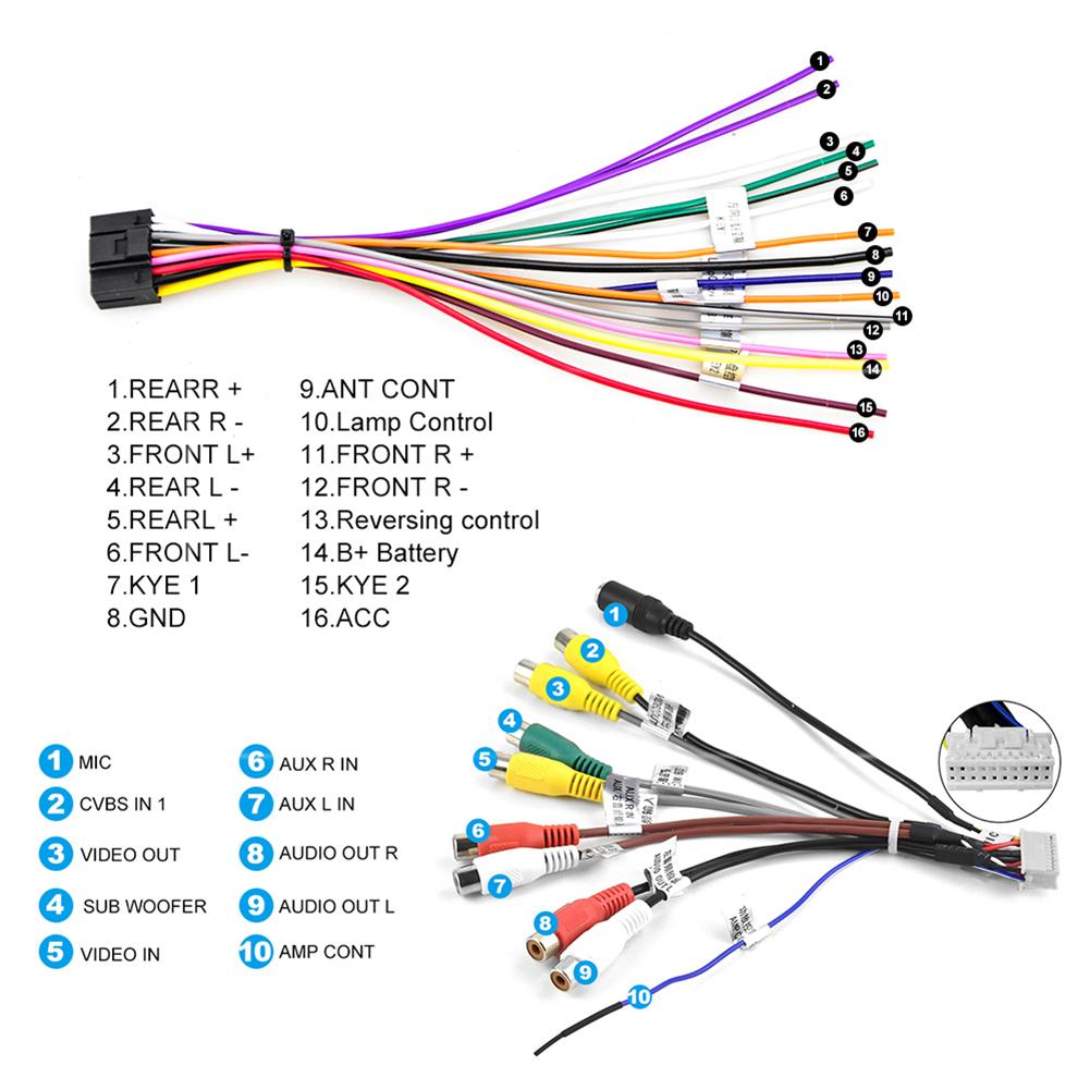 7/9/10 дюймов GPS автомобильная аудиосистема Bluetooth-совместимый USB 4 ГБ ОЗУ+32 ГБ ПЗУ FM-навигация Авторадио Стерео WIFI Android 13 сенсорный экран