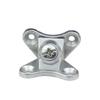Zinc Alloy Corner Brackets with Screw Removable Right Angle L-Shaped Support Metal Connector Holder Corner Brace for Furniture