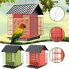 Outdoor Hanging Multi-layer Metal Bird Feeder Outdoor Anti-squirrel Iron Hollow Feeder