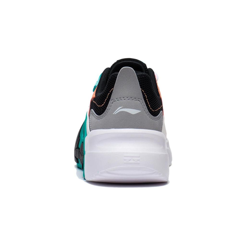 Li-Ning Cloud Non-Slip Shock Absorbing Wear-Resistant Lightweight Sports Casual Shoes Kids Sneakers White Black Green YKCT072-1