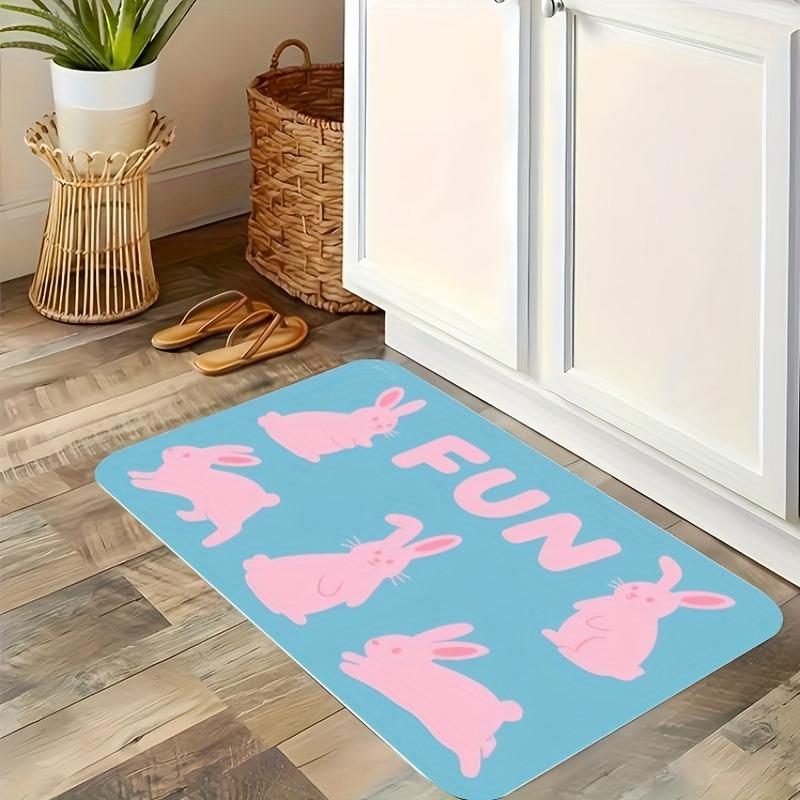 1PC Puppy Playfround Kitchen Rug Non-Slip Door Mat Pop design Bathroom Rug Bath Mat Carpet for Home Sink Laundry ecoreeree