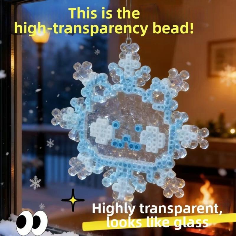 1 пакет Высокопрозрачные Ручные DIY Бусины Perler Термопресс 2,6 мм Стеклянно-цветные Бусины Perler Ручная работа Аксессуары