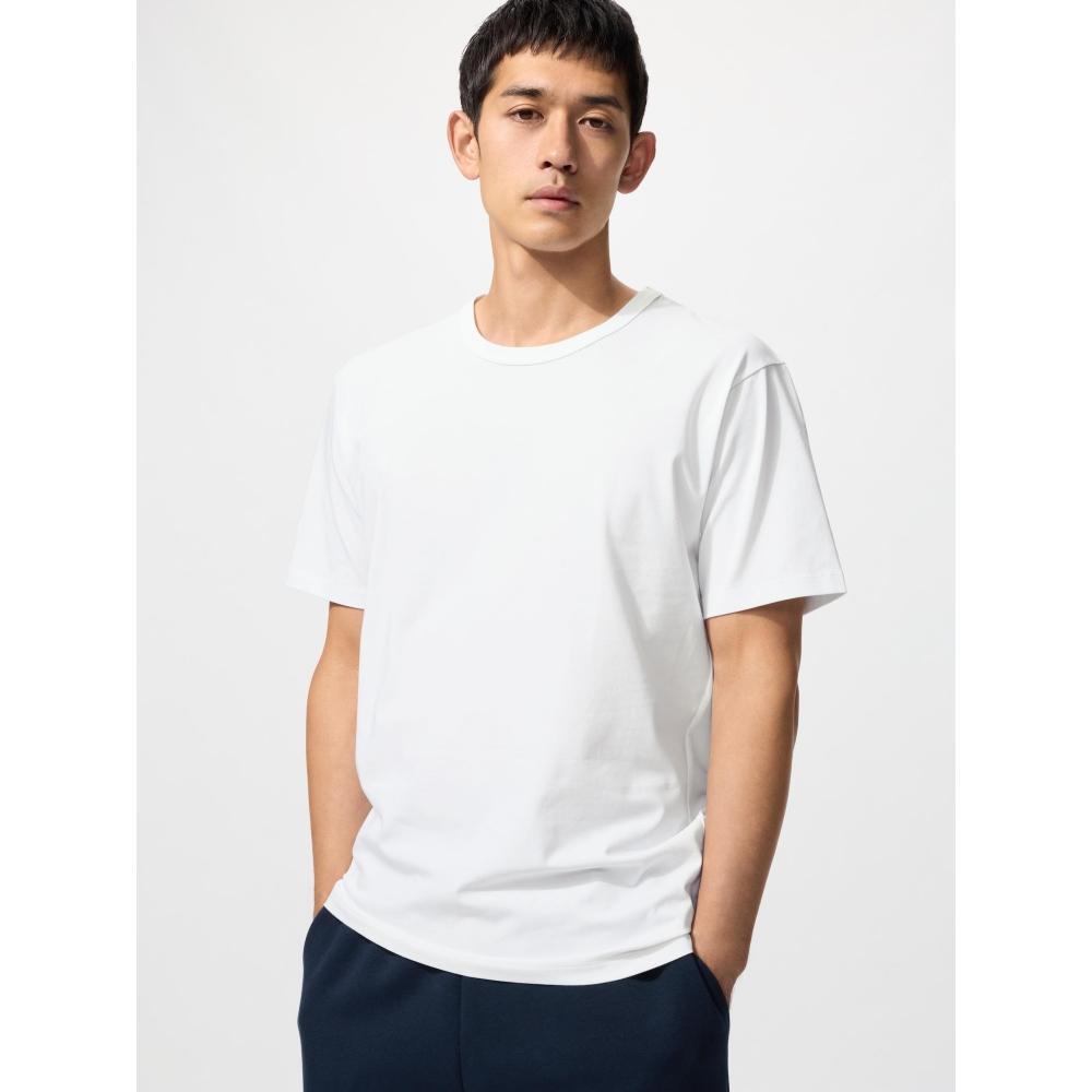 Uniqlo Футболка Airism CoTTon с круглым вырезом