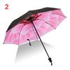 1pcs Upside Down Inverted Floral Umbrella Double Layer Windproof Reverse-Design