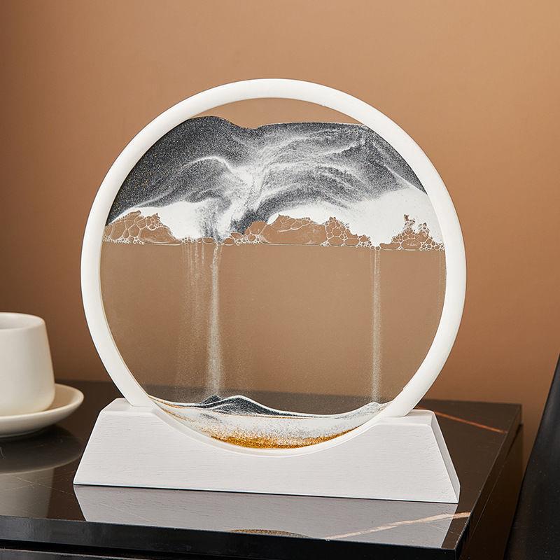 3D Песочные часы с зыбучим песком: Кинетический песок Живопись Орнамент для Креативного Домашнего Декора и Уникального Подарка