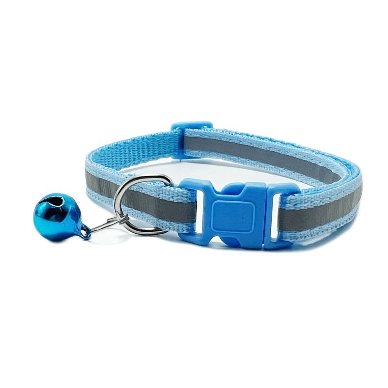Reflective Pet Collar with Bell - Cat and Kitten Necklace