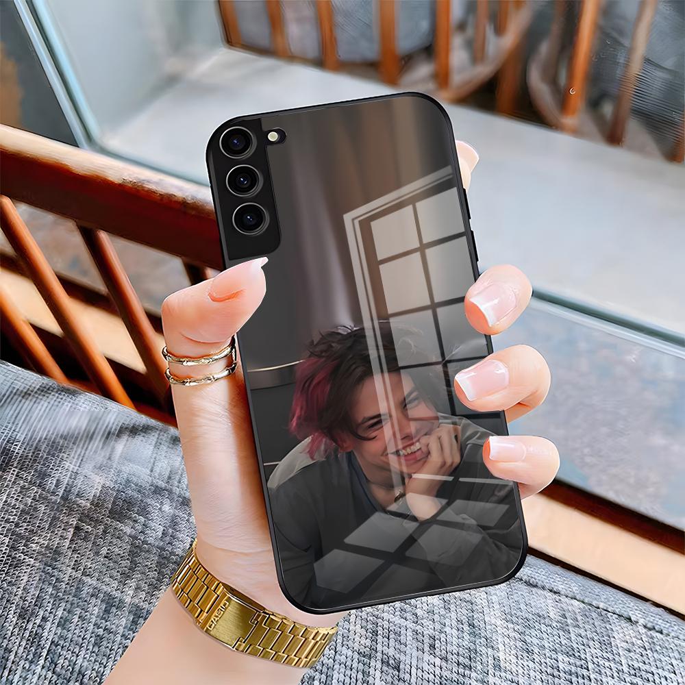 Чехол для телефона певца Y-Yungblud для Samsung A25 A13 A33 5G A54 A36 A35 A56 A52 A14 Ударопрочный стеклянный чехол