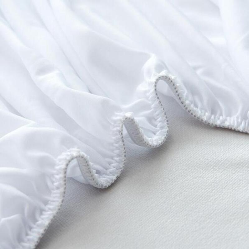 Cotton Terry Waterproof Mattress Cover Fitted Sheet Style Dust Mites Mattress Protector For Foam Mat