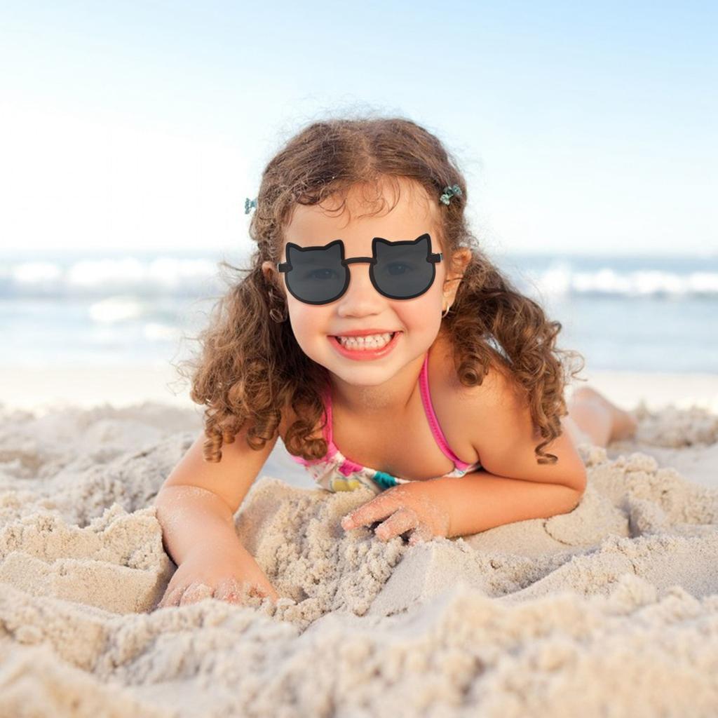 Детские солнцезащитные очки Cartoon Cat Cute Baby Sunshade Glasses