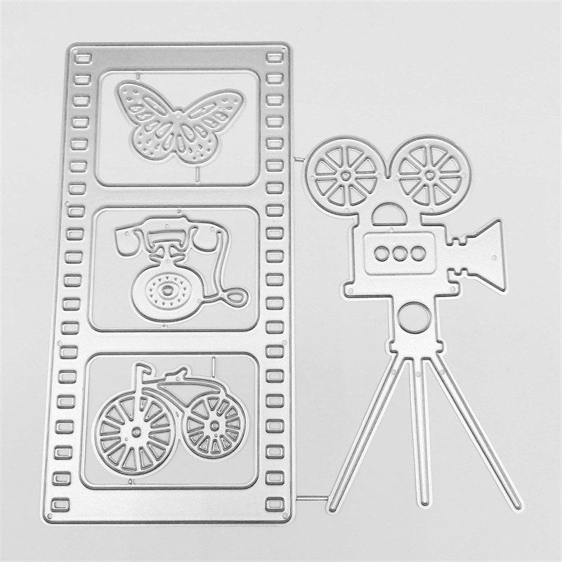 Fox Hedgehog and Rabbit Art Pattern Metal Cutting Dies Craft Embossing Scrapbooking Stamps for Card Making Decor