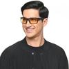 Очки VINCENT CHASE EYEWEAR унисекс от Lenskart | Солнцезащитные очки для ночной езды с желтыми линзами и технологией снижения бликов | 100% защита от ультрафиолета | Vc S16954