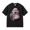 Xing Xing The Monkey Funny Meme T Shirts Men Clothing Fashion Cotton Short Sleeve T-shirt Unisex Retro Harajuku Oversized Tshirt