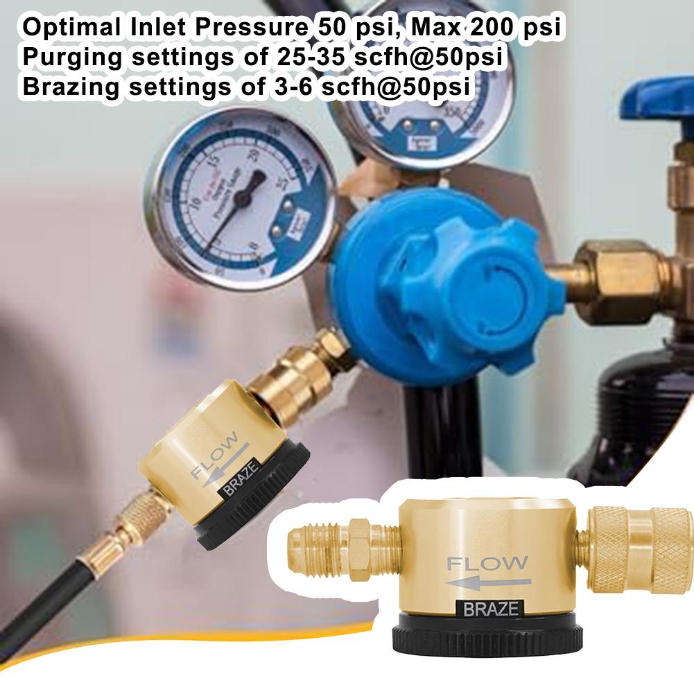 Инструмент для продувки азотом под высоким давлением Точный регулятор HVAC Для эффективного соединения Регулятор азота Инструмент для пайки
