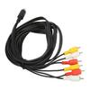 Кабель Mini DIN to 6 RCA 9 Pin Clear Signal Stable Sound Video Composite для цифровой видеокамеры TV AV-ресивера 