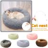 Cat Bed Dog Bed Plush Pet Bed Round Pet Bed Winter Warm Dog Mat Removable And Washable Pet Mat Also Includes A Cat Teaser