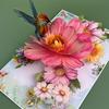 3D Pop Up Flower Greeting Cards Wedding Card Anniversary Thanksgiving Valentines Day Birthday Gift Thank You Card Handmade Cards