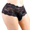 Sexy Men Flower Lace Bulge Pouch Underpants Hollow Out Briefs Erotic Underwear
