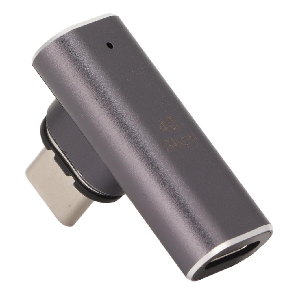 Магнитный адаптер USB C Реверсивная конструкция Алюминиевый сплав 40 Гбит/с Скорость передачи Разъем Type C для