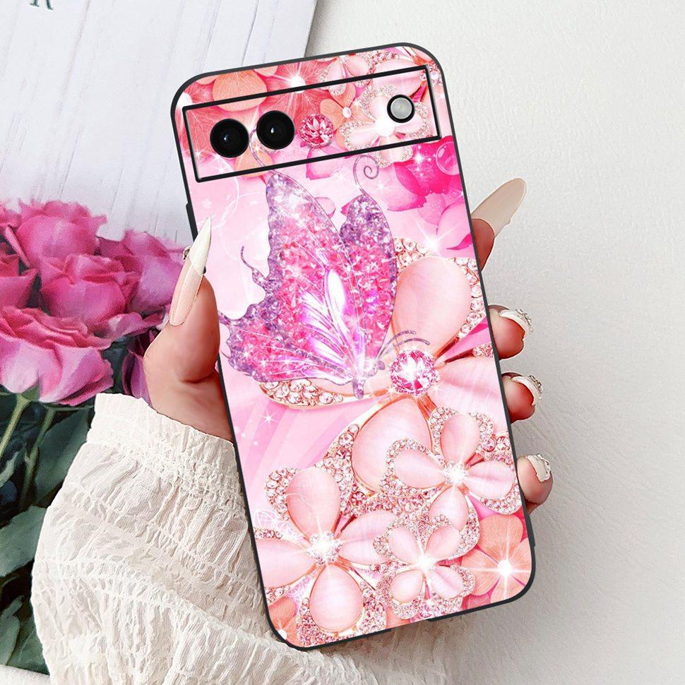 Luxury Painted Cover For Google Pixel 6A Case Soft Silicone Phone Case For Google Pixel 6A Google6A 2022 Back Cover 6.1"