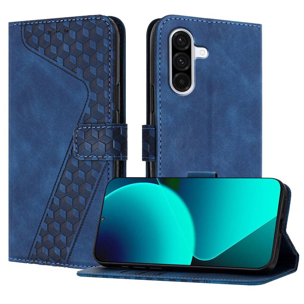 Кожаный чехол для Samsung Galaxy A36 5G с 7-образным узором, кошелек-подставка, противоударный чехол для телефона