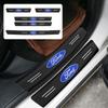Наклейка-протектор порога двери из углеродного волокна для Fiesta Focus 2 3 MK2 MK3 Ranger Mondeo Fusion Kuga