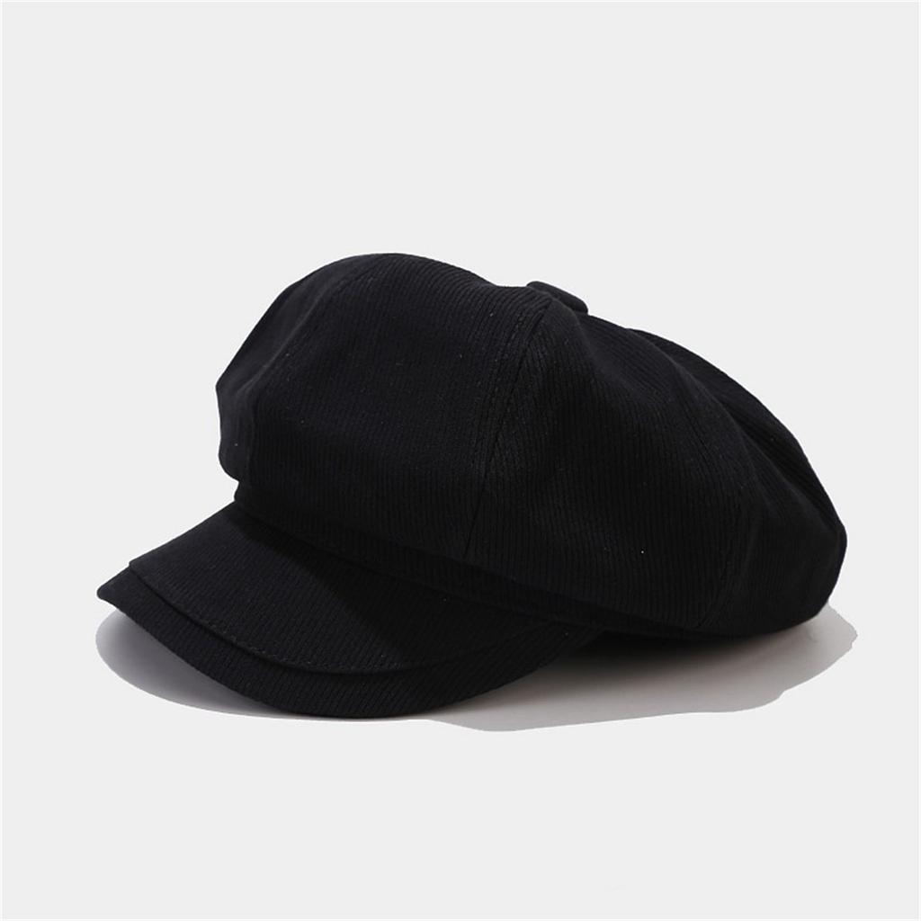 Women's Plain Octagonal Hat Newsboy Hat