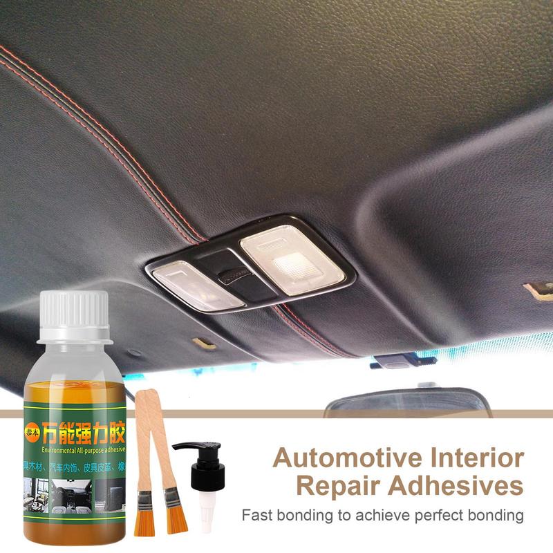 Car Roof Fabric Adhesive Cloth Adhesive Car Detailing Leather Repair Strong Adhesive Waterproof Glue Strong Bonding Fabric