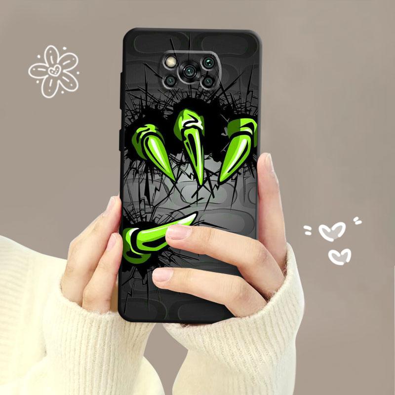 Маска самурая Дракона и Волка для Xiaomi Poco X3 Nfc X4pro X5 M3 для Mi 12 13 11 10 10t 8 Note10 Lite 11ultra 11t Pro F1, чехол