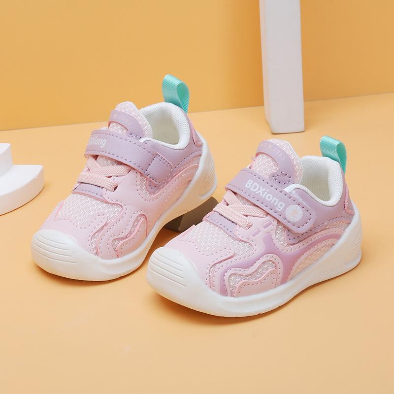 Обувь для малышей Обувь для мальчиков Весна и осень Мягкая подошва Дышащая детская обувь из сетки Функциональная обувь для девочек Tide