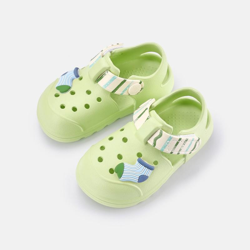Kids Indoor Outdoor Slip-Resistant Clog Sandals Soft Sole Cartoon Design Neutral Gender Multiple Colors