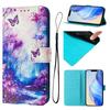 Dream Butterfly Forest Luxury Painted Leather Case Wallet Book Style Cover for Oppo A72/A52/A92 4G,A36 4G,Reno 8/9,Realme 8/9/10/11/12...